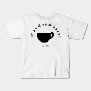 Mad Tea Shoppe (Black) Kids T-Shirt